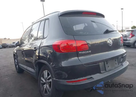 2016 Volkswagen Tiguan S из США, поврежденный, VIN WVGAV7AX6GW538022